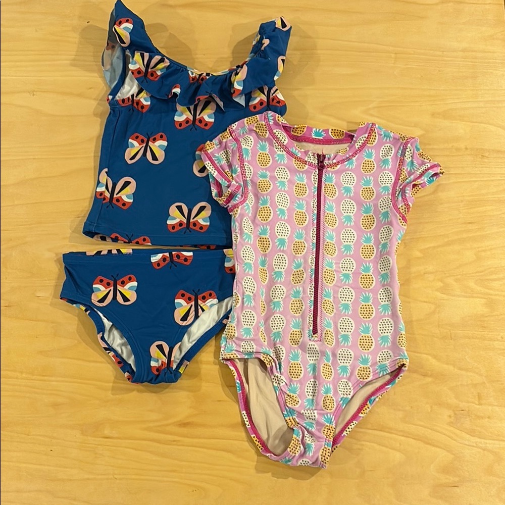 Bundle Tea Collection/Hanna Andersson swim, size 5